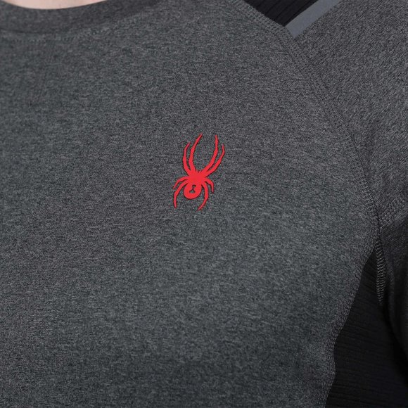 GRAY Spyder Active‎ Men’s Long Sleeve T-Shirt - Picture 10 of 10
